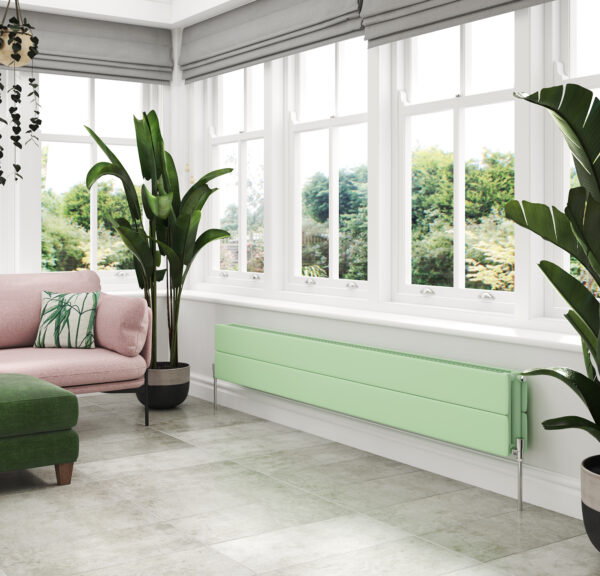 Stelrad Concord Lo Line radiator - Pastel green