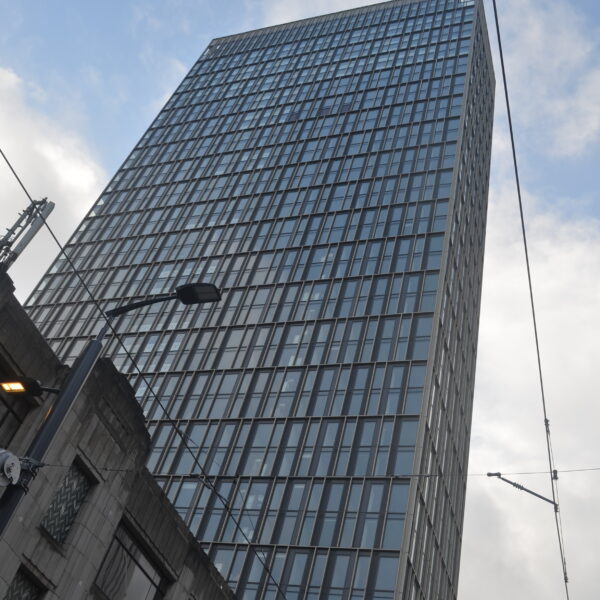 The new skyscraper residential development in Birmingham's city centre