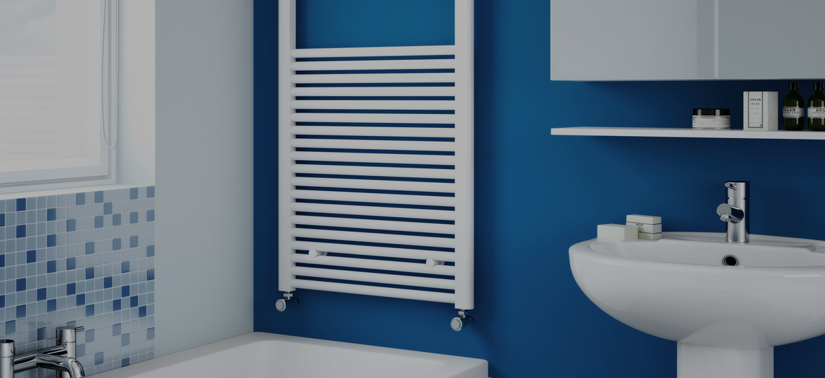 Como radiator in bathroom