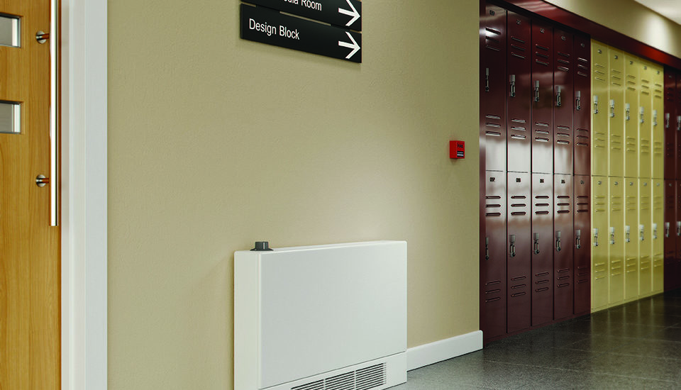 LST iPlus radiator in a school