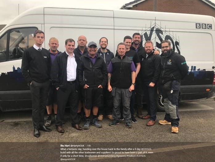 Stelrad supports latest DIY: SOS project in Bolton