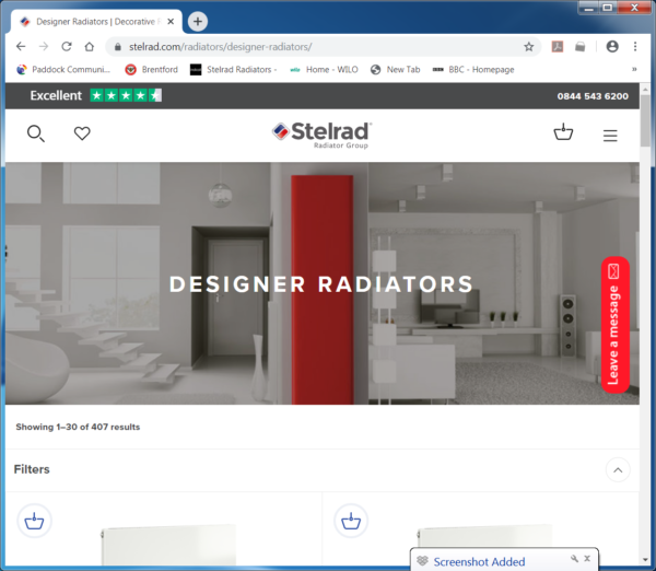 New stelrad radiators website