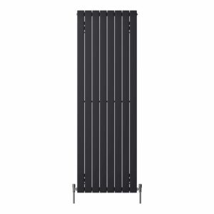 Black modern concord vertical radiator