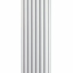 white vertical radiator