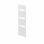 Angled image of Stelrad's Concord Rail Radiator in white against a white background