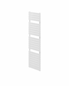 Angled photo of Stelrad's Concord Rail Radiator in white against a white background