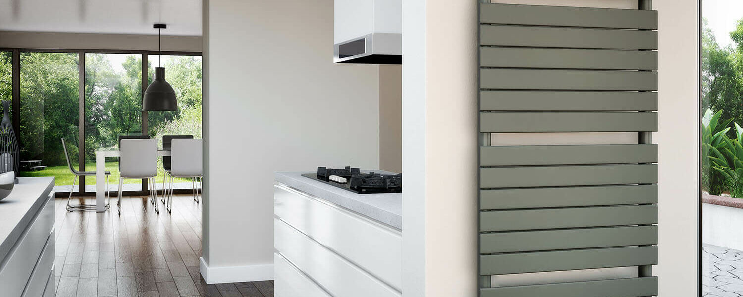 Stelrad Concord Rail radiator in a kitchen