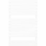 Front on image of Stelrad's Concord Rail Radiator in white against a white background