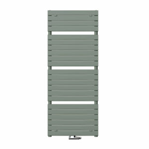 Front on image of Stelrad's Concord Rail Radiator in grey against a white background