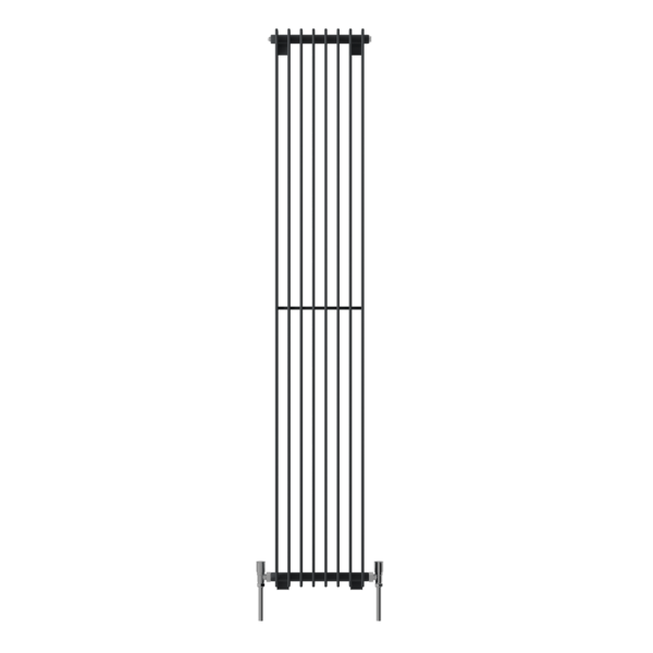 Front on image of Stelrad's Concord Slimline Concept radiator in black