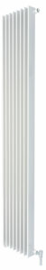 Side on image of Concord Slimline radiator in white