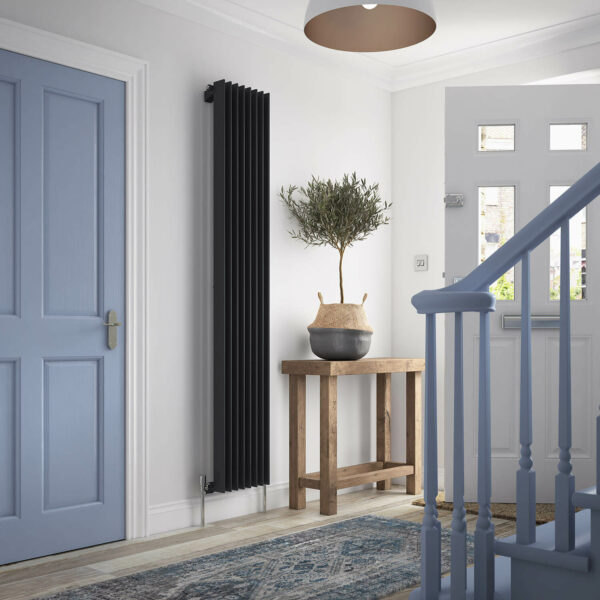Stelrad's Concord Slimline Concept radiator for homes in black