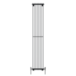 Black Softline Concord Slimline radiator