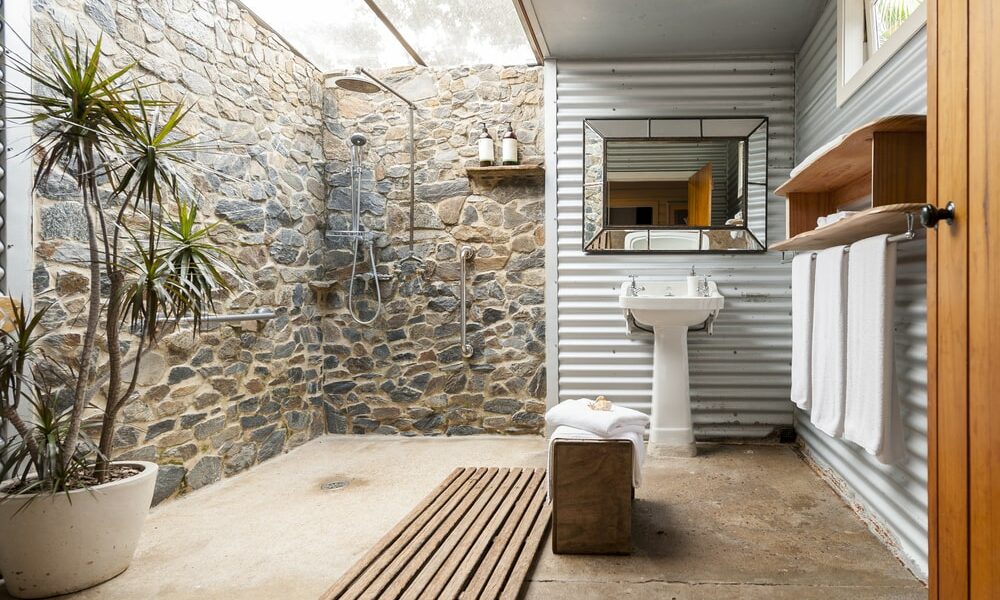 a bathroom design inspired by nature