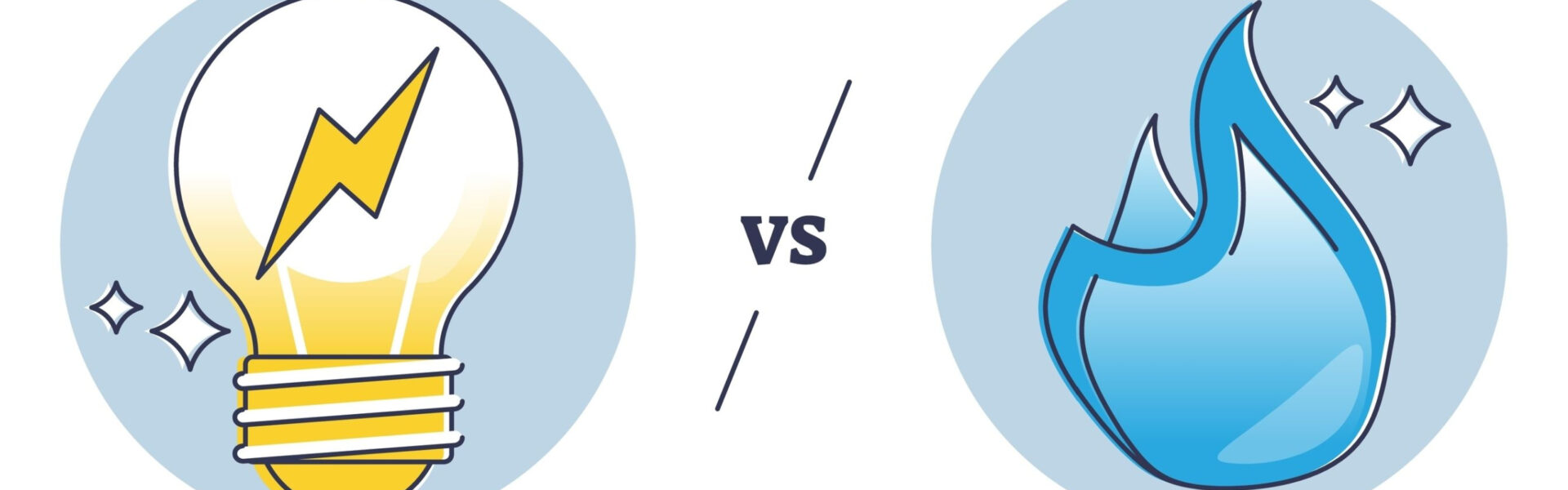 electric vs gas graphic