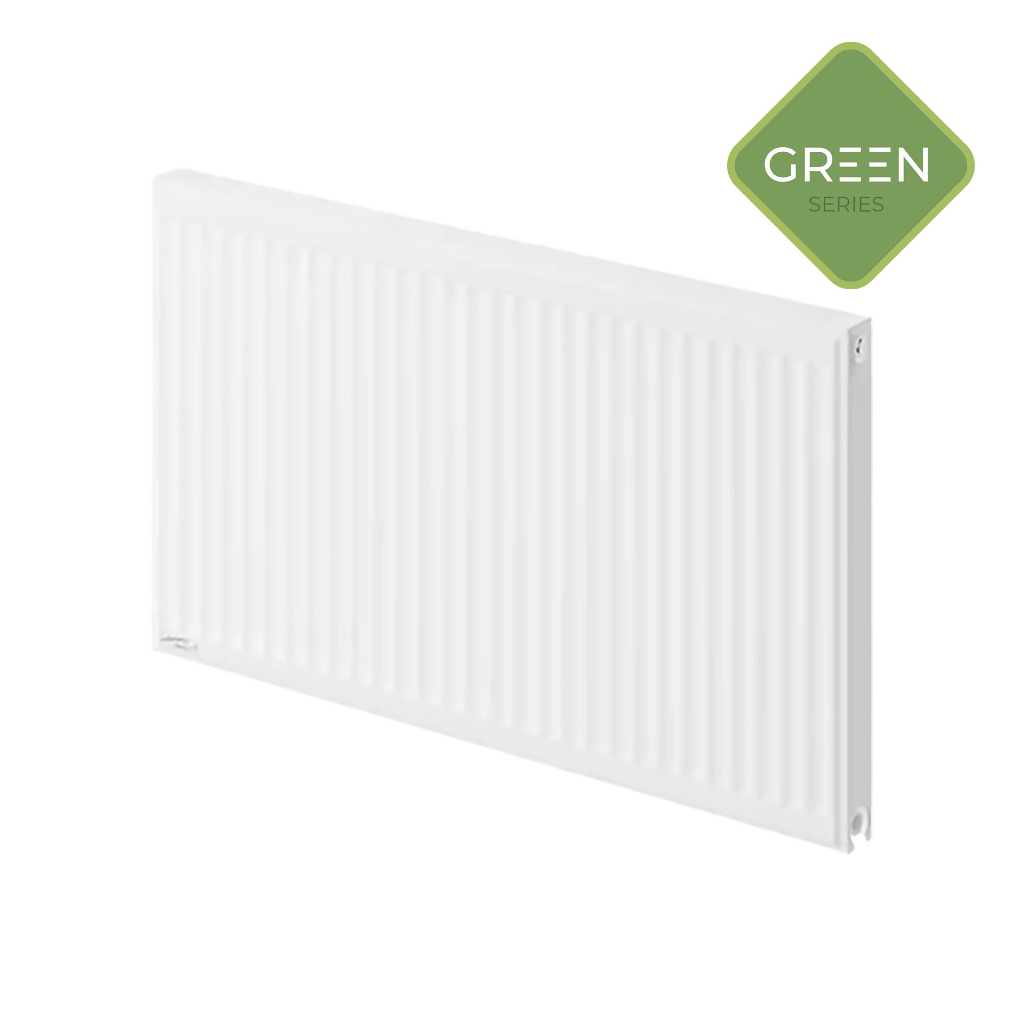 Stelrad Green Series Compact radiator at an angle