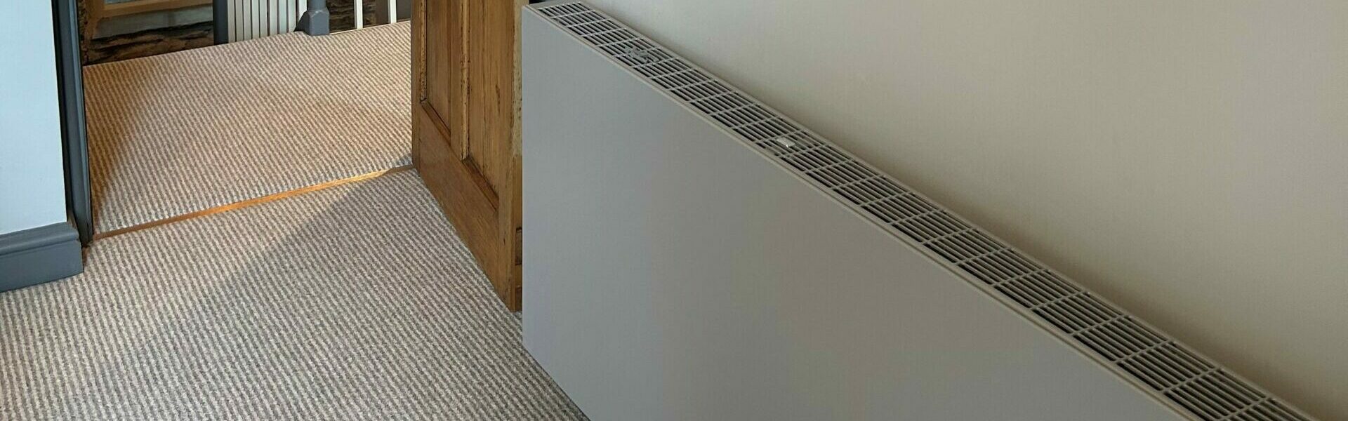 radiator in hallway
