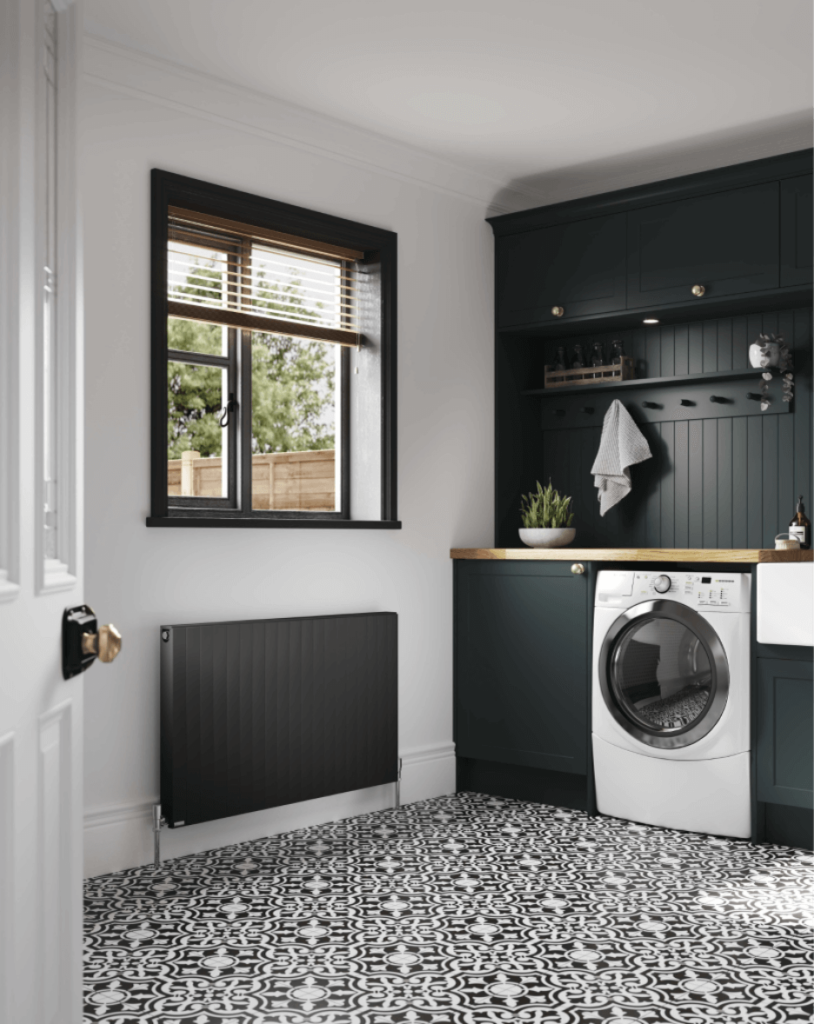 compact vertical line radiator