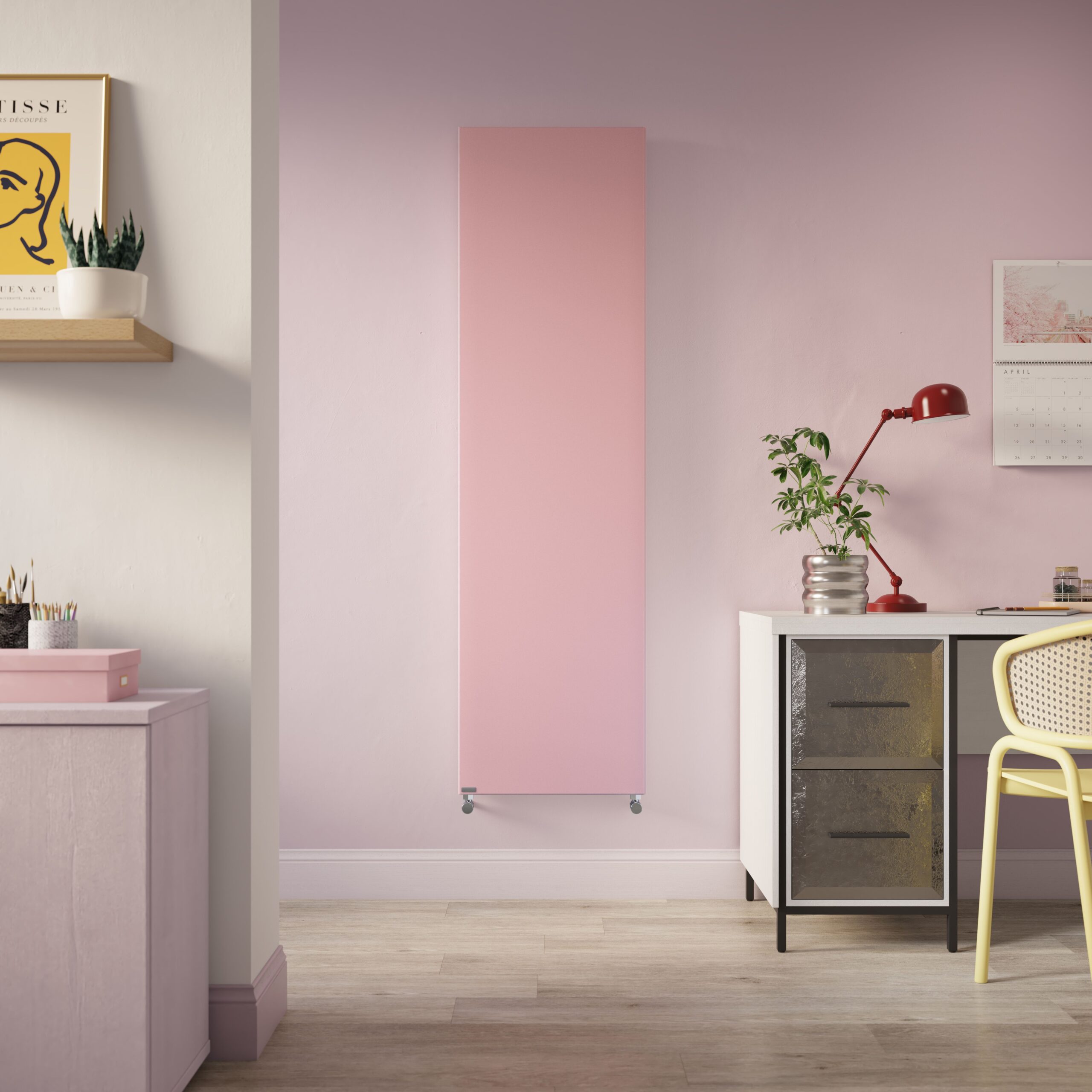 Flat Vertical Light pink