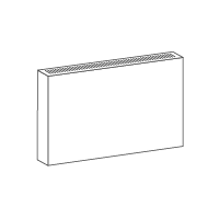 Type 22 double panel double convector radiator diagram