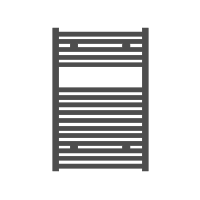 Classic towel rail in grey